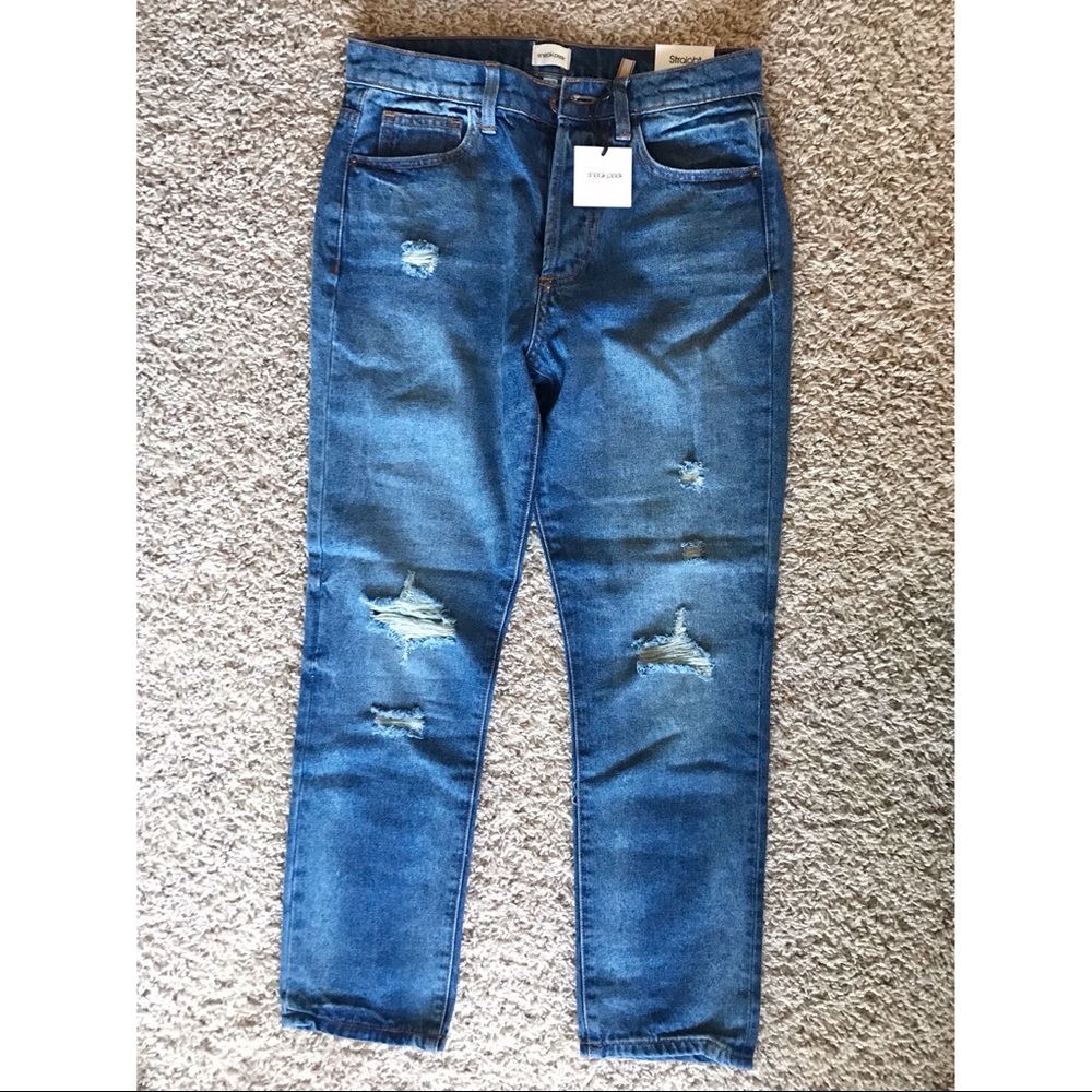NWT Sneak Peek Straight Leg Blue Jean